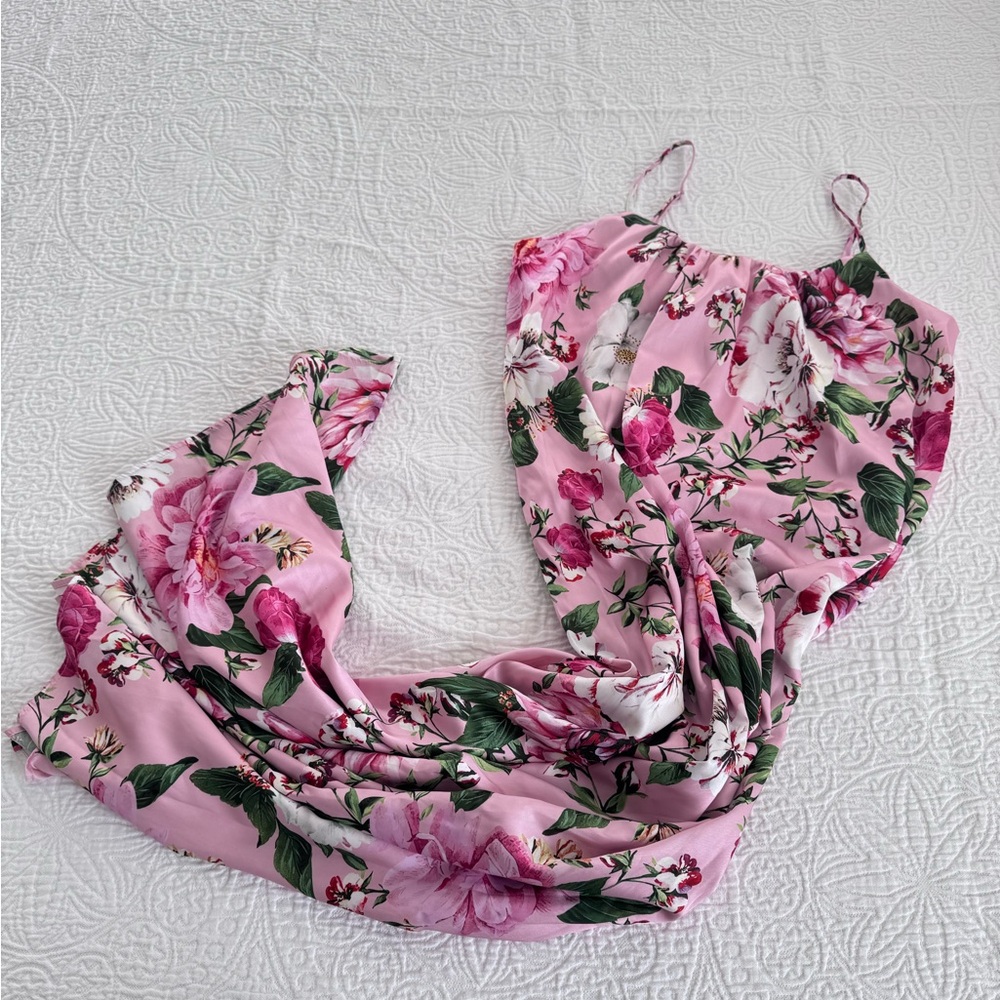 Sam Edelman Women’s Over sized Floral Trapeze Maxi Dress Size L - Picture 2 of 7